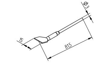 Насадки 452FDLF150 (422FD2) для Chip Tool, пара, Ersa
