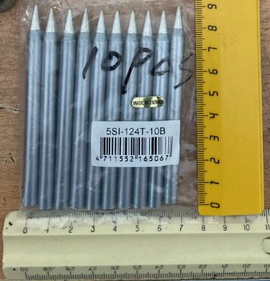 Жало паяльное 5SI-124T-10B, конус 0.4мм Pro'skit
