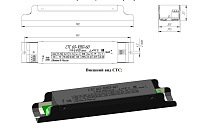Блок питания СТС 60-1050-60-1-М-Б IP20 001.02