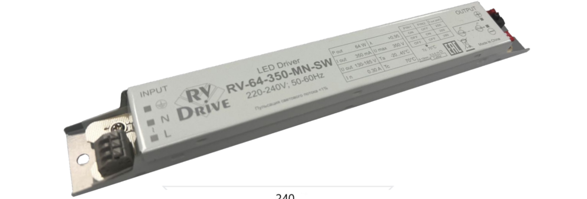 Блок питания RV-64-350-MN-SW RV-Drive