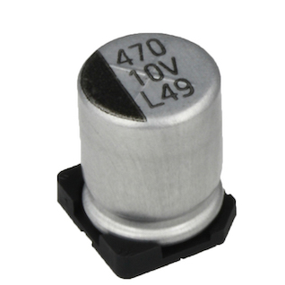 Чип конденсатор электролитический EZV470M25RC Hitano