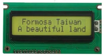 Символьный ЖКИ BC-1602H-YRNCB Bolymin