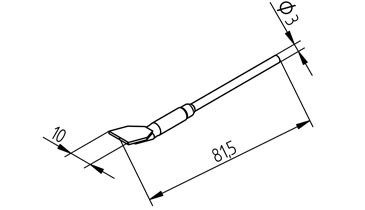 Насадки 452FDLF100 (422FD1) для Chip Tool, пара, Ersa