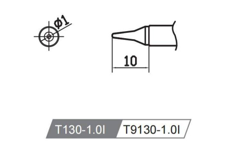 Картридж-наконечник T9130-1.0I для Y9130 ATTEN