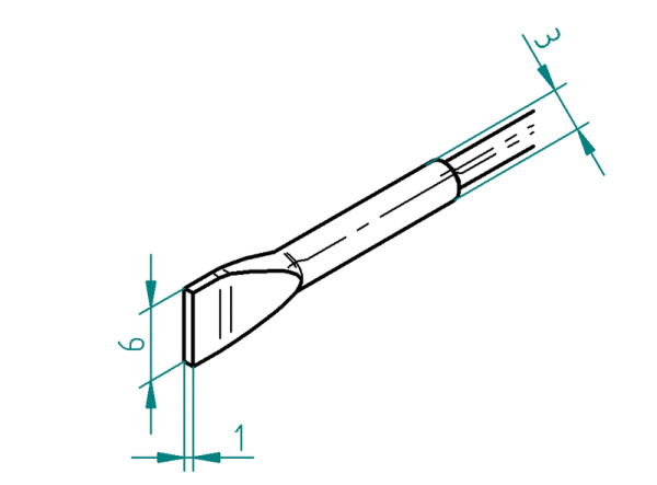 Насадки 462FDLF060 для Chip Tool VARIO, пара, Ersa