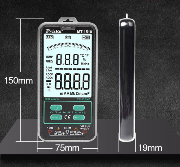 Карманный мультиметр MT-1510
