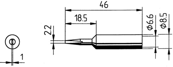 Жало паяльное 832CDLF Ersa