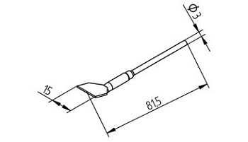 Насадки 452FDLF150 (422FD2) для Chip Tool, пара, Ersa