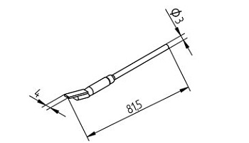 Насадки 452FDLF040 (422FD10) для Chip Tool, пара, Ersa