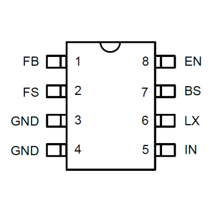 Понижающий DC/DC преобразователь SY8303AAIC