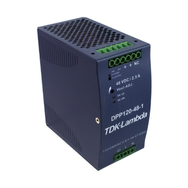 DPP120-48-1 AC/DC Блок питания на DIN-рейку, 48В/120 Вт, TDK-Lambda