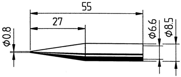 Жало паяльное 842SD Ersa
