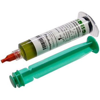 Флюс паяльный NR-255-ZERO шприц 10мл RUSFLUX