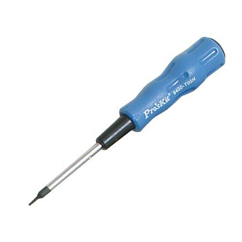 Отвертка Torx 89400-T05H, звезда с отверстием Т5Hх50мм, длина 135мм, Pro'sKit