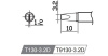 Картридж-наконечник T130-3.2D для GT-Y130 ATTEN
