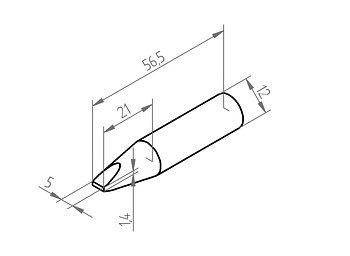 Жало паяльное 852VD Ersa