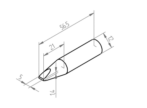 Жало паяльное 852VD Ersa