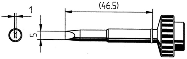 Жало паяльное 612GDLF для Tech Tool