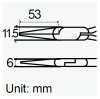 Длинногубцы PM-046CN Pro'skit