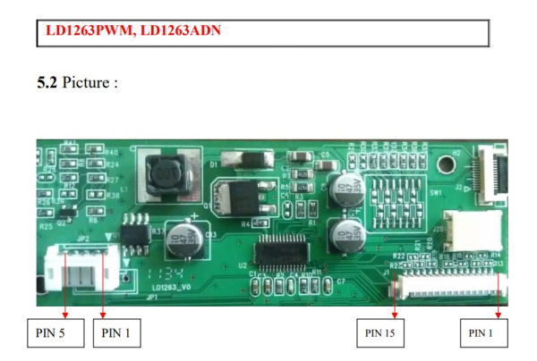 Инвертор LD1263PWM-AT070MJ11 TechStar