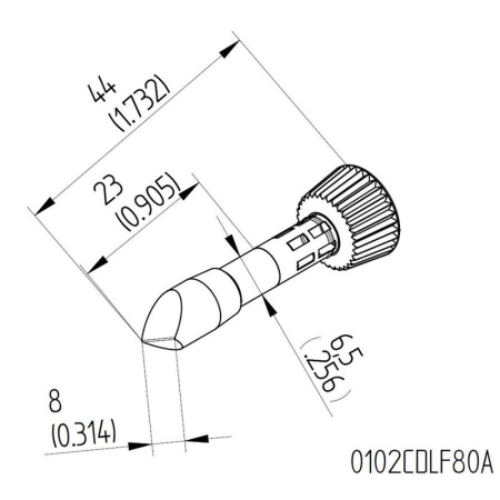 Жало паяльное 102CDLF80A для i-Tool Ersa