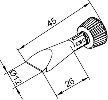 Жало паяльное 102CDLF120C для i-Tool