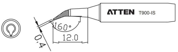 Жало паяльное T900-IS ATTEN