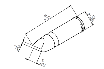 Насадка 242CDLF100 для i-Tool HP Ersa