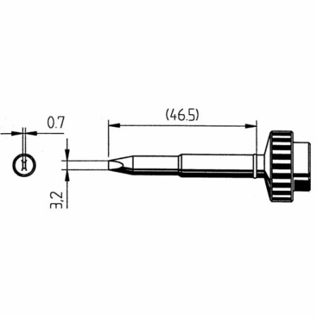 Жало паяльное 612EDLF для Tech Tool Ersa