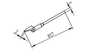Насадки 452MDLF020 для Chip Tool, пара, Ersa