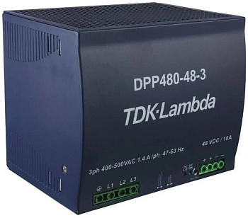 DPP480-48-3 AC/DC Блок питания на DIN-рейку, 48В/480 Вт, TDK-Lambda