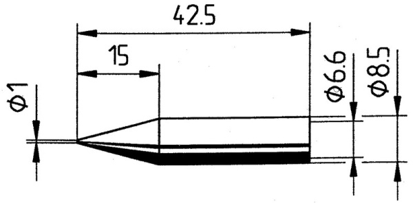 Жало паяльное 842BDLF Ersa