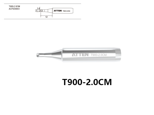 Жало паяльное T900-2.0CM ATTEN
