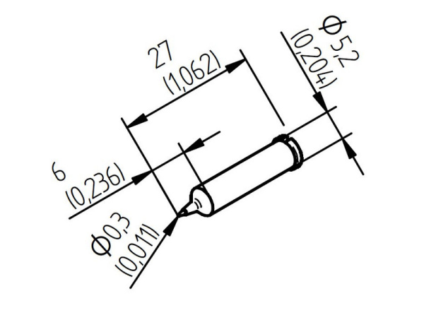 Жало паяльное 102PDLF03 для i-Tool Ersa