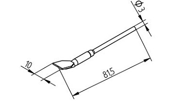 Насадки 452FDLF100 (422FD1) для Chip Tool, пара, Ersa