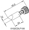 Жало паяльное 102CDLF100 для i-Tool Ersa