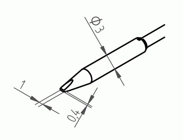 Насадки 462CDLF010 для Chip Tool VARIO, пара, Ersa