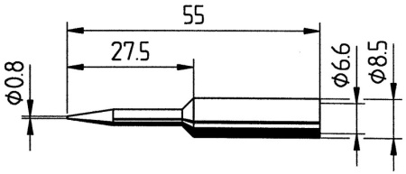 Жало паяльное 832SD Ersa