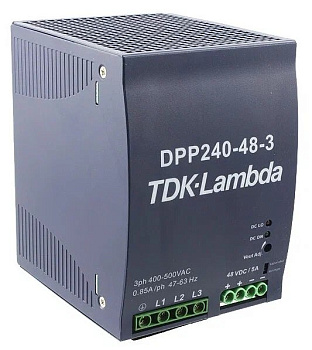 DPP240-48-3 AC/DC Блок питания на DIN-рейку, 48В/240 Вт, TDK-Lambda