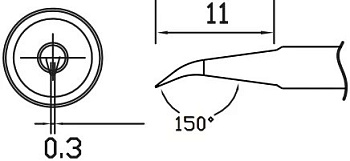 Картридж-наконечник T950-0.3IS для Y950 ATTEN