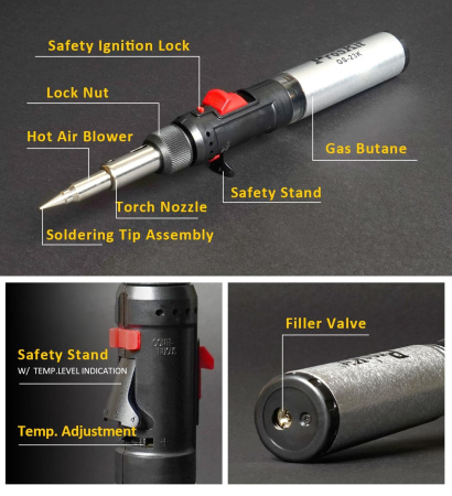 Газовый паяльник GS-23K Pro'skit