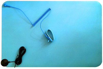 Комплект настольный ES14101B4060 антистатический 40x60, голубой Eles